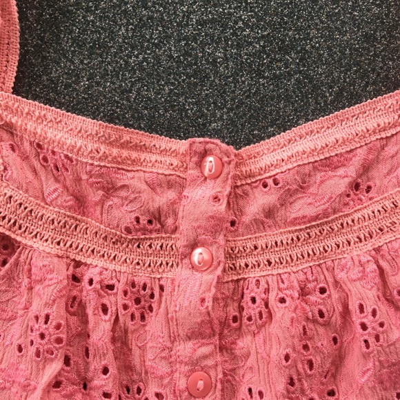 Lucky Brand Pink Lace Tank Top Size M Medium - Picture 5 of 10